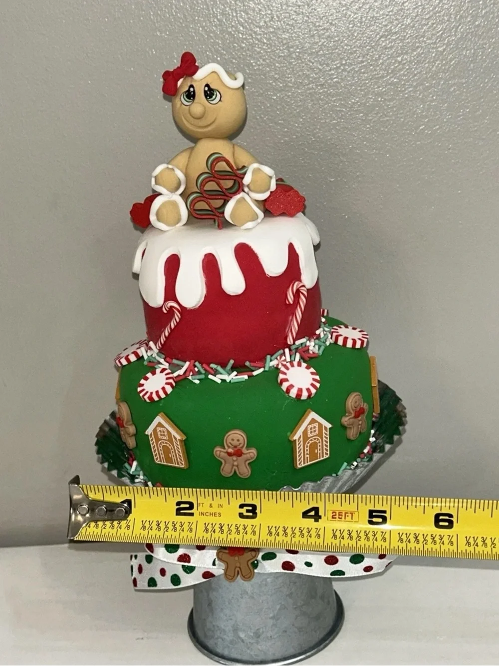 Handmade festive tiered
